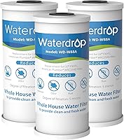 Vista 10 de Waterdrop Whole House - Cartucho de filtro de agua para sedimentos de carbono CTO para GE FXHTC, GXWH40L, W10-PR, Culligan RFC-BBSA, 10 x 4.5