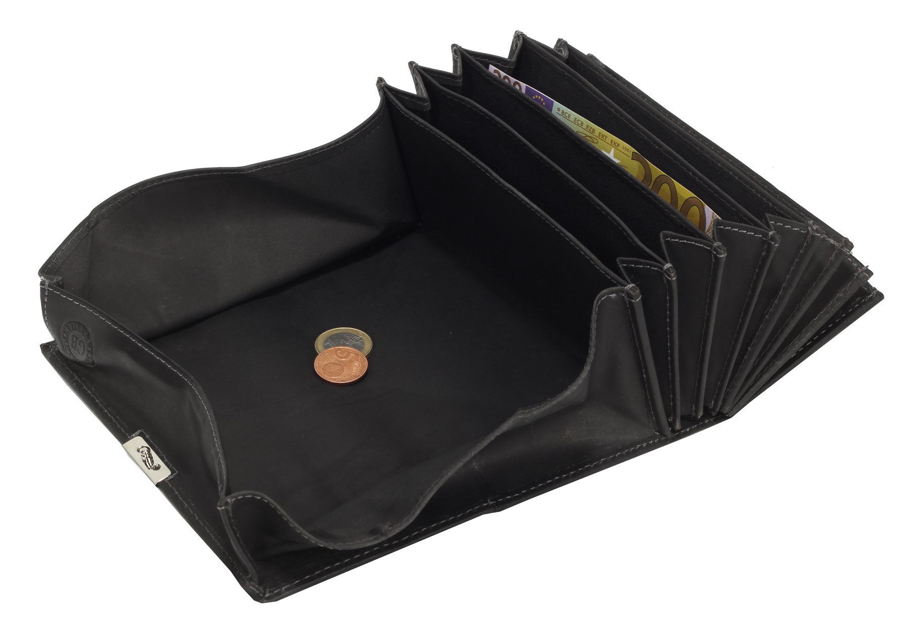 Greenburry Vintage Black Kellnerbörse schwarz