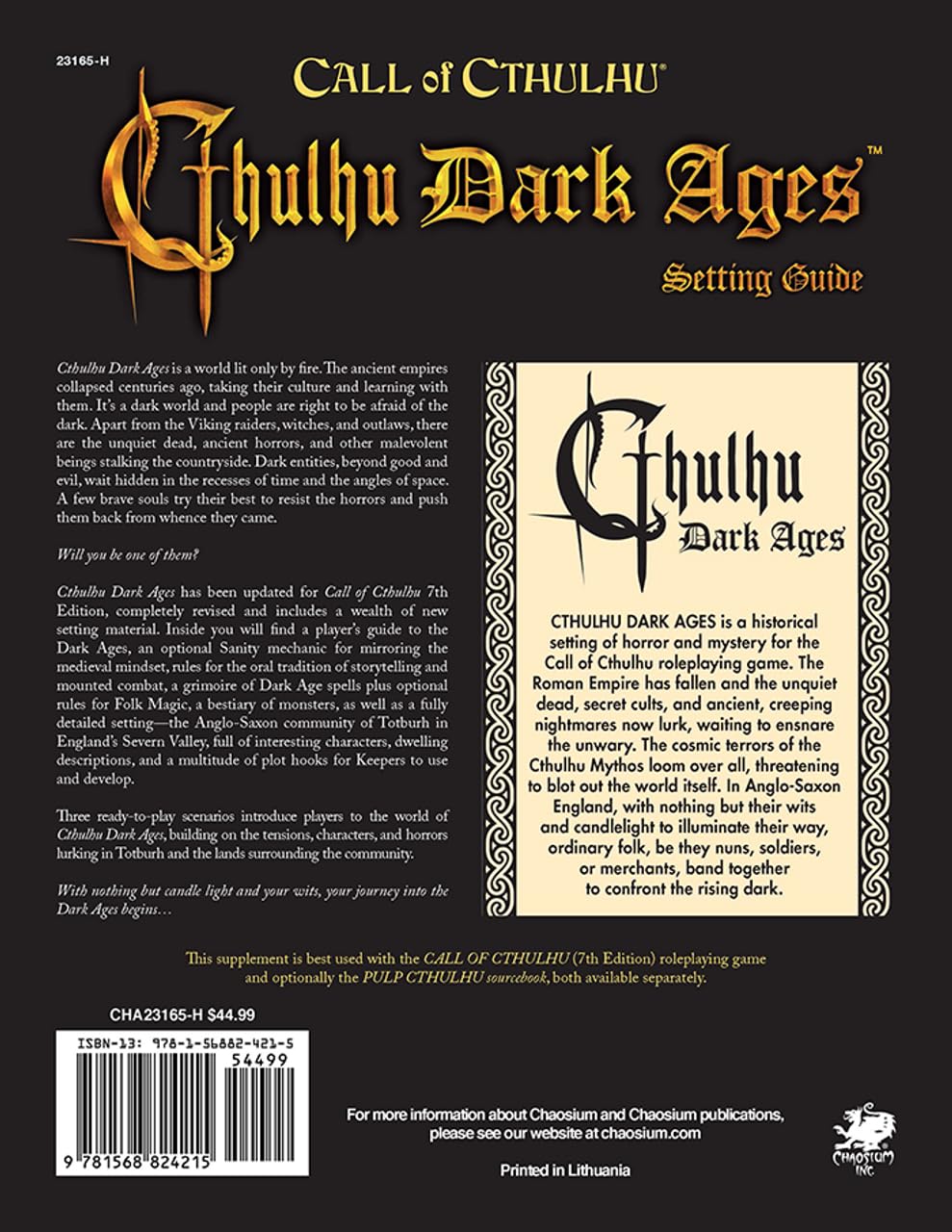 Cthulhu Dark Ages