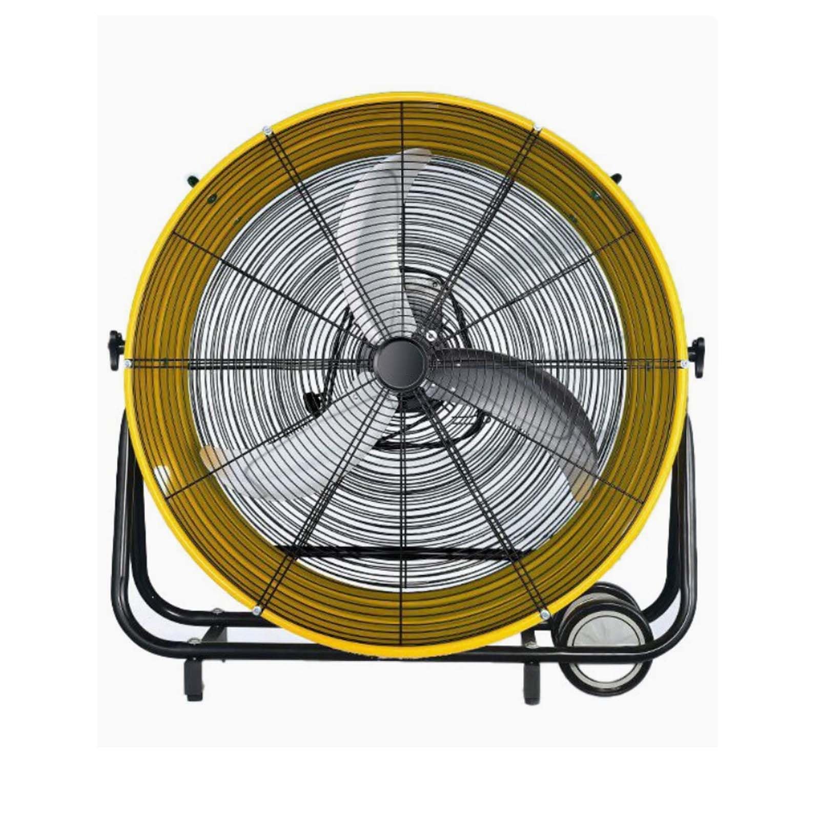 Zmjgll High-Velocity Floor Fan, Heavy Duty Portable Industrial Air Circulator With 3-Speed Adjustable And 360° Tilt For Factory And Warehouse,Various Environments (30In)