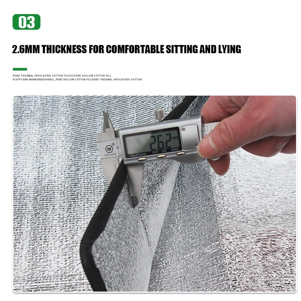 Doble Cara Papel de Aluminio Esterilla de Picnic Ultraligero Aislante Almohadilla para Dormir Impermeable Esterilla de Camping Huella de Tienda para Senderismo al Aire Libre (Size : 120 * 200cm)