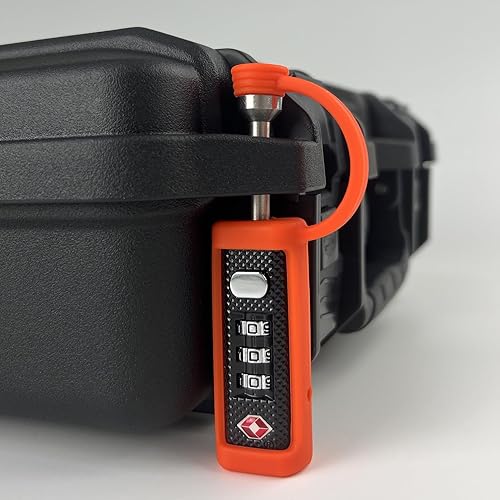 Cerraduras de viaje para armas de fuego aprobadas por la TSA, estuche rígido para pistola, cerradura de caja de transporte para pistola, funda a