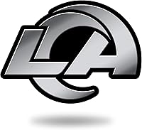 Vista 1 de Rico Industries NFL Los Angeles Rams - Emblema 3D cromado