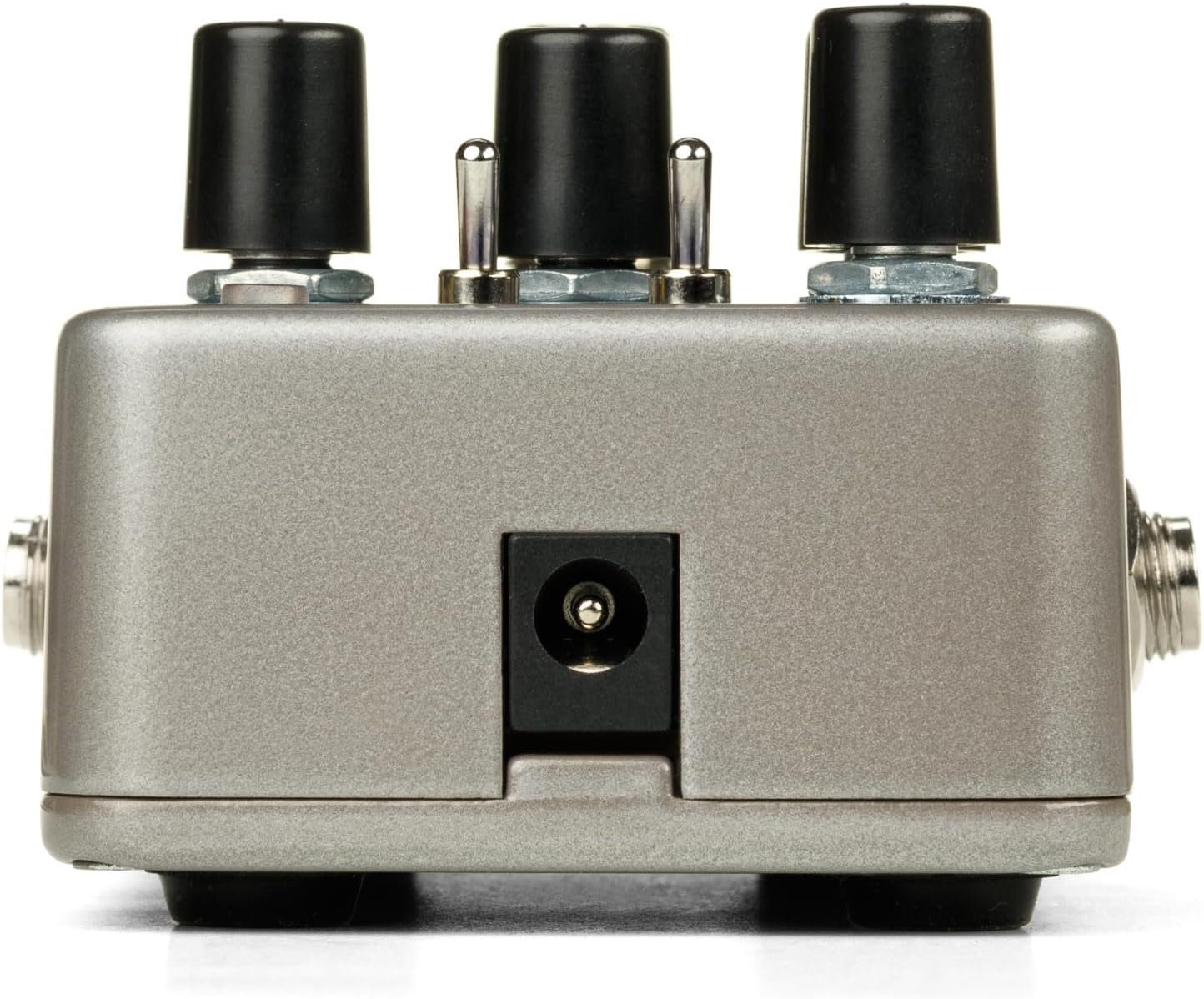 Close-up of the 9V power input on the Electro-Harmonix Intelligent Harmony Machine pedal.