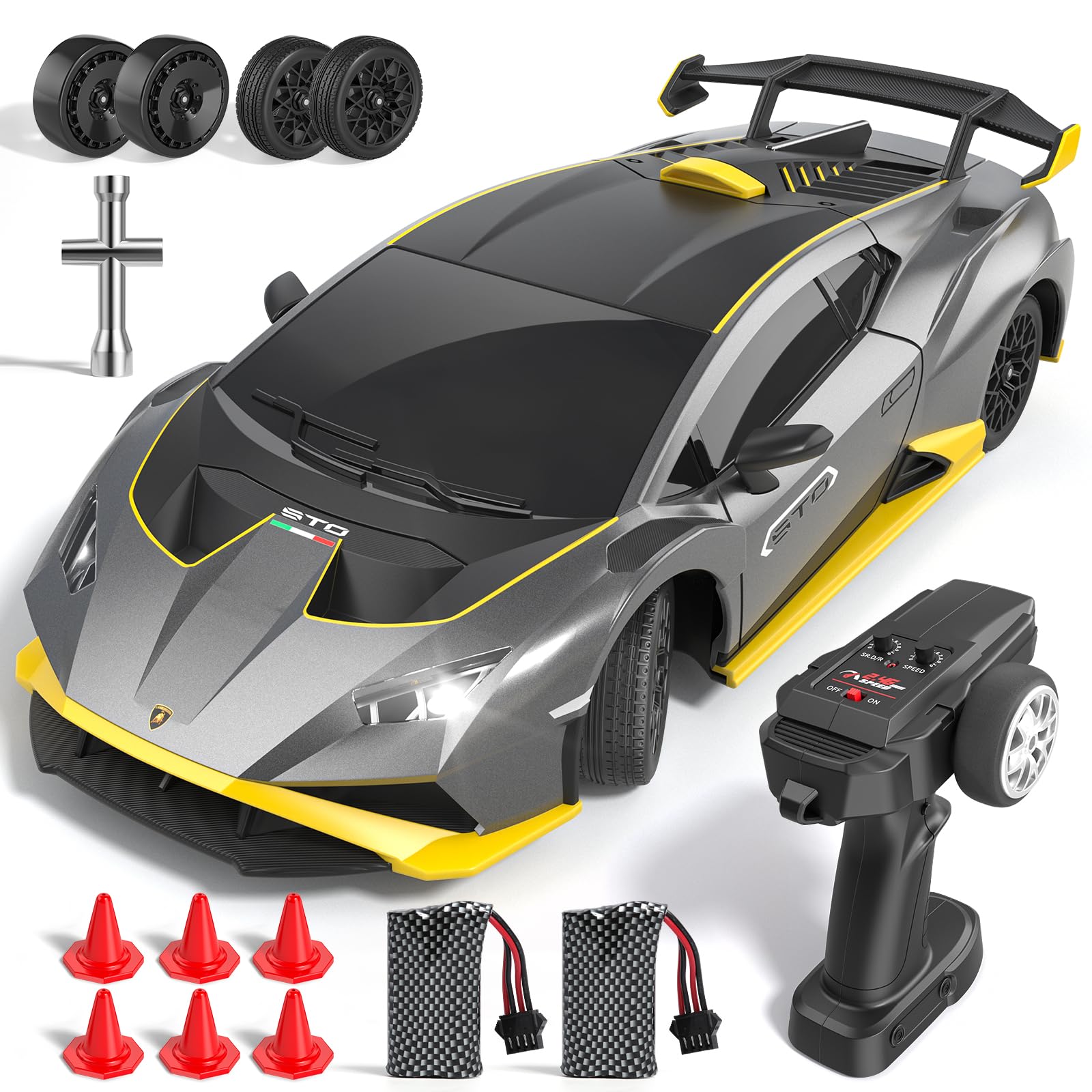 Amazon.com: ADUSRIZ Lamborghini Remote Control Car, 1:18 Scale