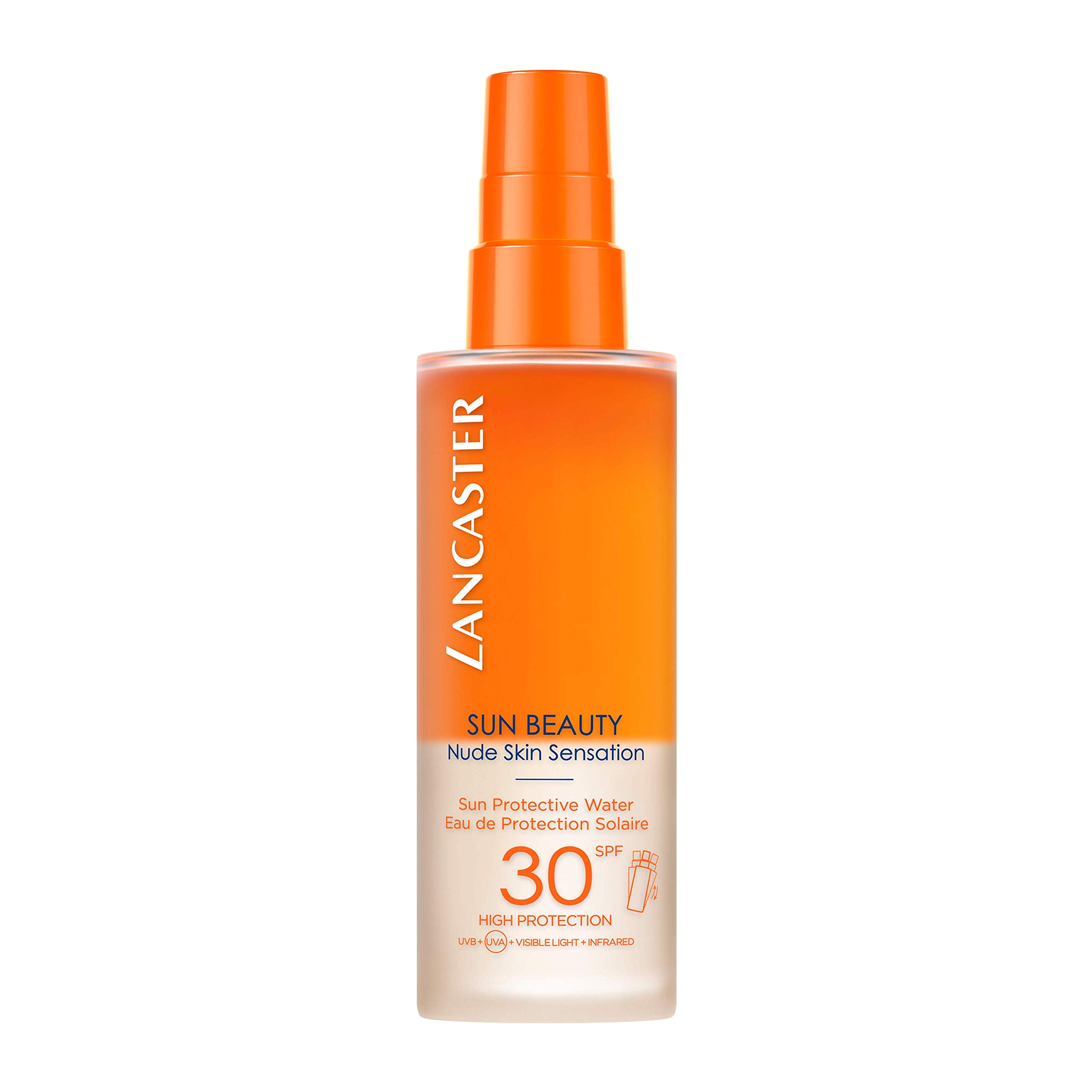 LANCASTER Sun Beauty Sun Protective Water LSF 30, Sonnenschutz-Spray, Zwei-Phasen-Formel, fettet nicht, 150 ml