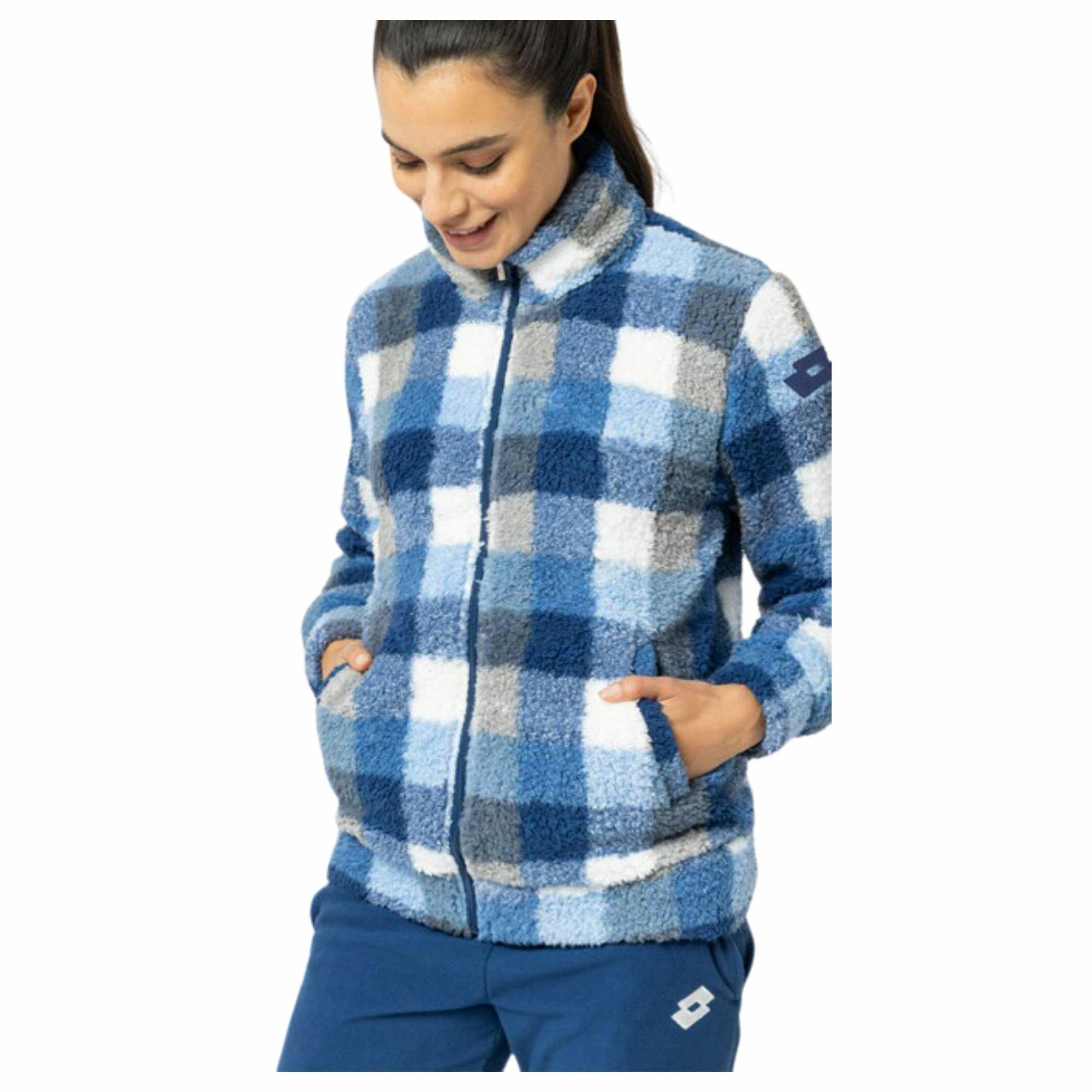 Lotto Tuta Completa Donna in Sherpa LA6072 Modello con Felpa Zip Lunga e Pantalone Caldo e Morbido Donna