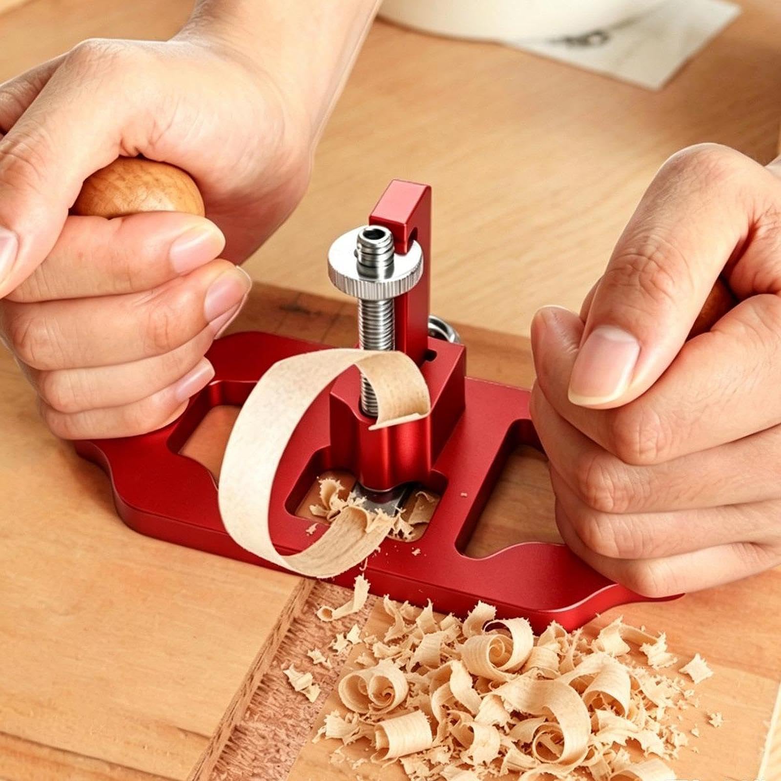 Pialla piatto con bordi piatti, pialla manuale portatile per rifinitura e lavorazione del legno.