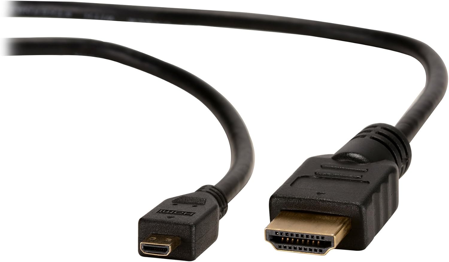 Parts Express Micro HDMI to Standard HDMI Cable 6 ft. Electronics