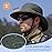 Sireck Fishing Hat, UPF50+ Wide Brim Sun Hat for Men Women, UV Protection Hiking Beach Bucket Hats Summer Safari Hat (Army Green-1)