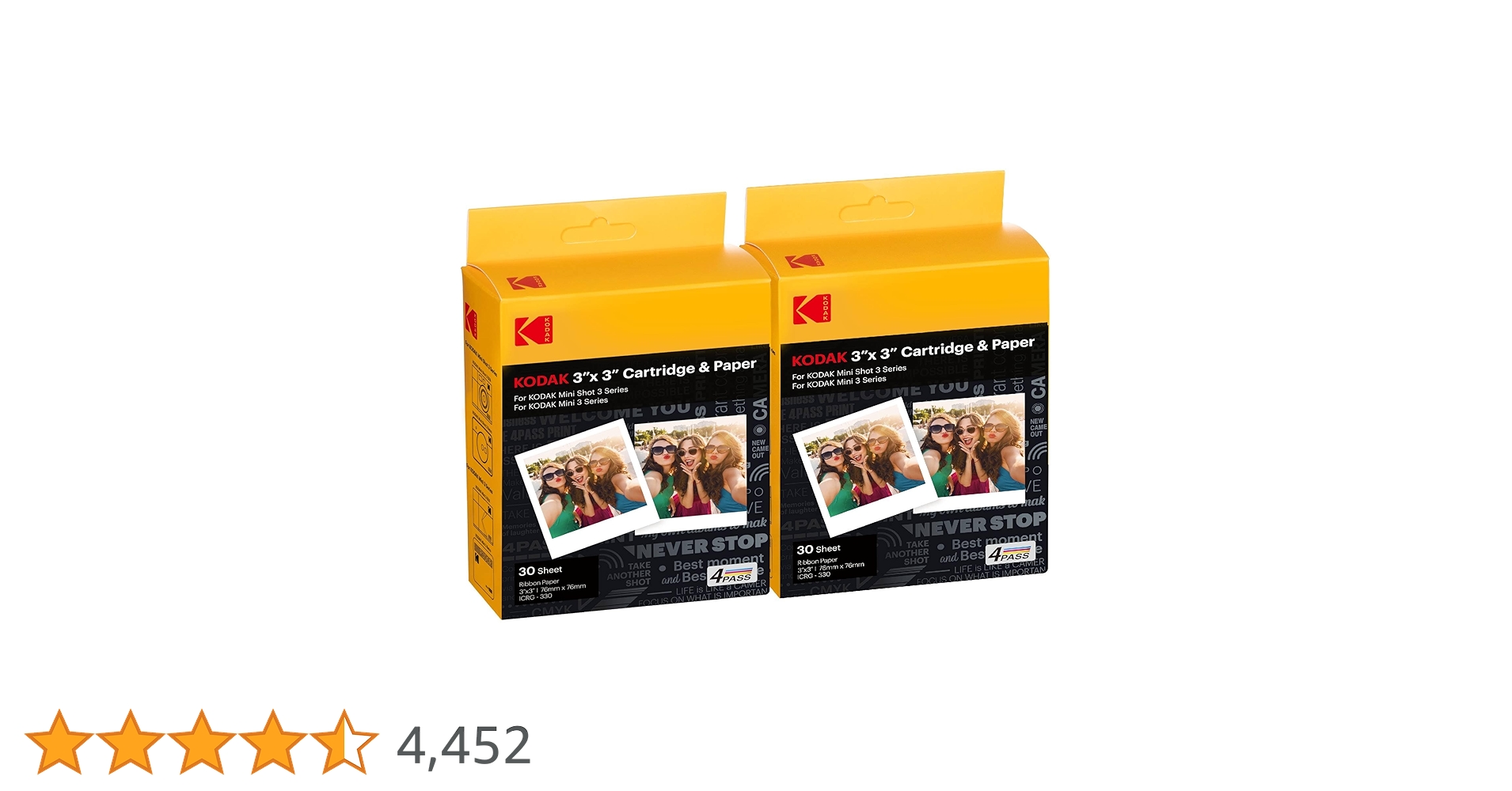 コダック KODAK Mini Shot 3 / 3×3inch カートリッジ Amazon.co.jp