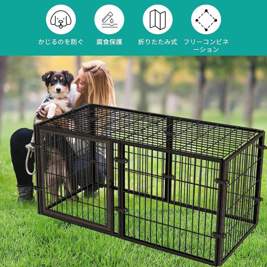 ペットサークル 犬 サークルケージ 犬ゲージ 犬ケージ DIY 16枚 Amazon | PETTOM ペットサークル 犬 サークルケージ 犬ゲージ 犬