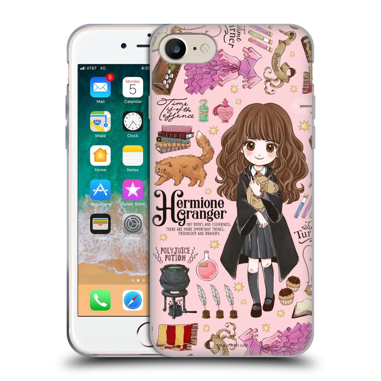 Head Case Designs Licenciado Oficialmente Harry Potter Patrón Luna Reliquias de la Muerte XXXVII Caso Funda de Gel Suave Compatible con Apple iPhone 12 / iPhone 12 Pro — view 185