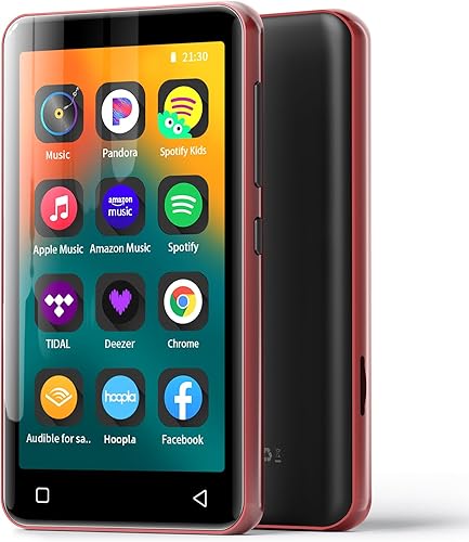 Miniatura 10 de innioasis Reproductor MP3 de 80 GB con Bluetooth y WiFi, reproductor de MP3 para niños con Spotify, Spotify Kids, Pandora, Audible, reproductor