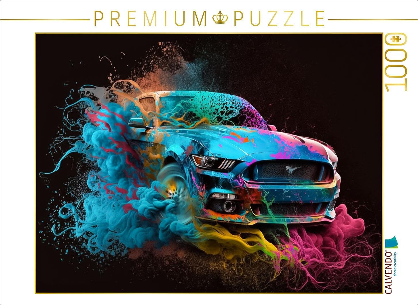 CALVENDO Puzzle Ford Mustang GT | 1000 Pieces Size 25" x 19"