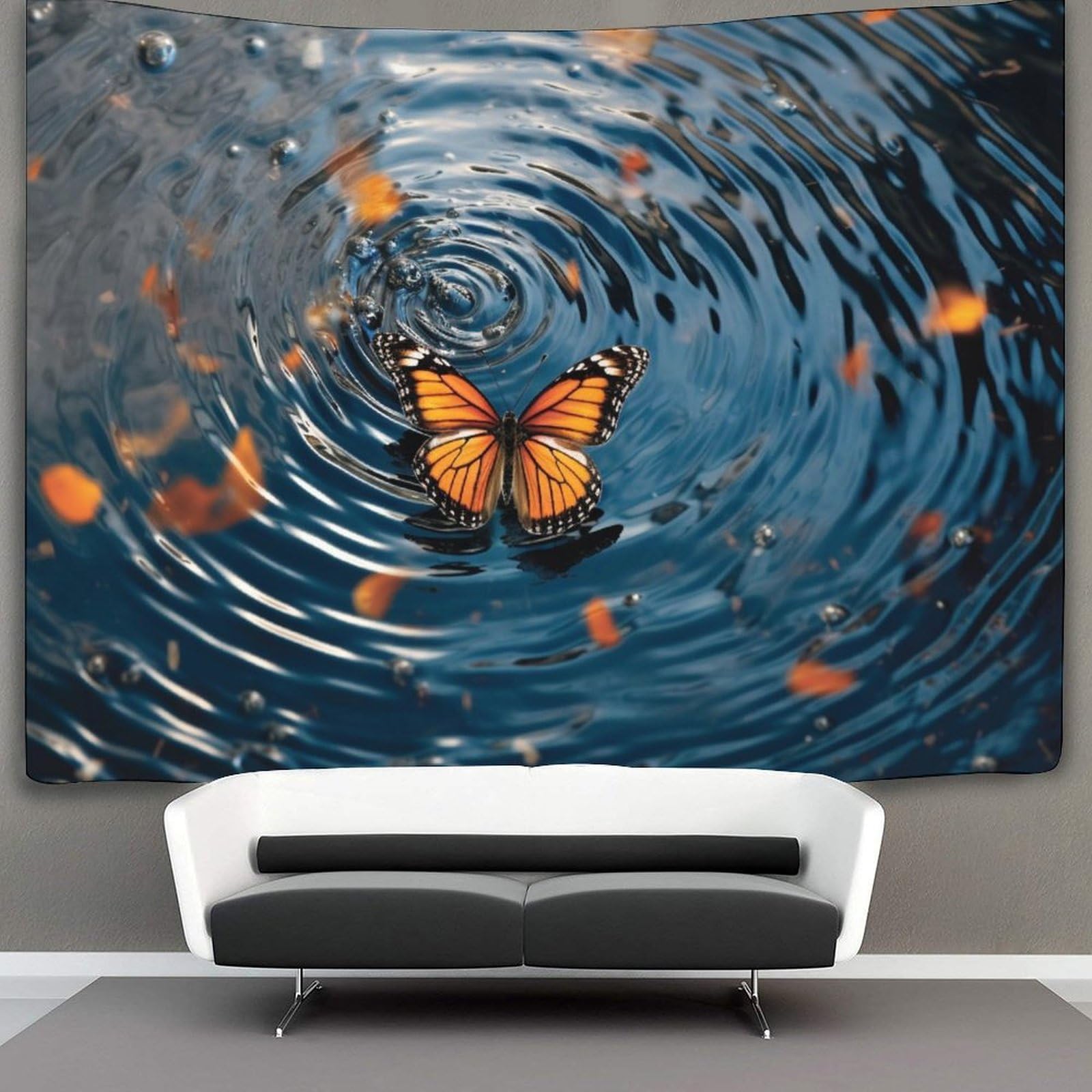 kaiyun Butterfly Tapestry, Art Wall Hanging Decoration for Living Room Bedroom & Dorm 180cmx230cm