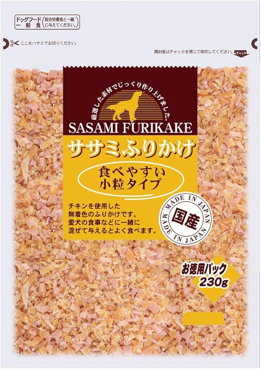Vaふりかけ 犬用おやつ 鶏ささみ小粒タイプ 230グラム X 1 Vaふりかけ ビスケット クッキー スナック 通販 Amazon