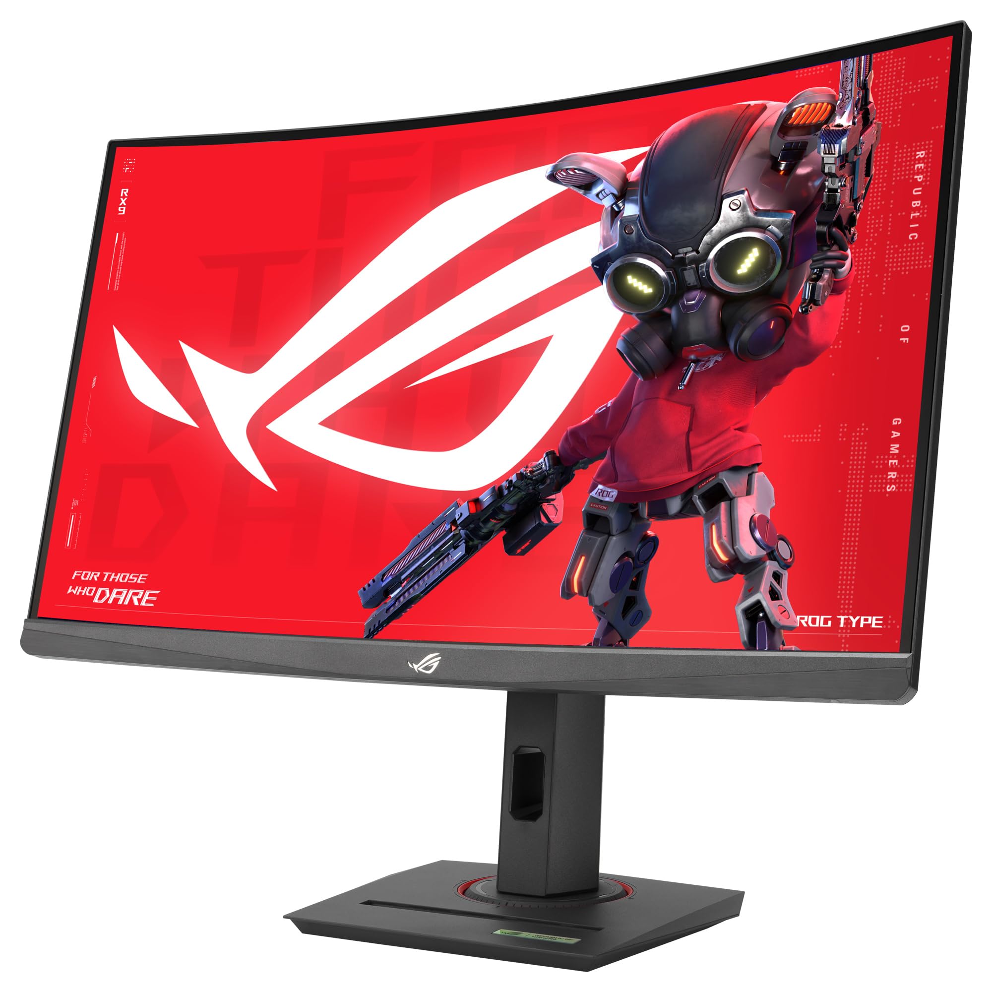 ASUS ROG Strix XG27WCS - Monitor Gaming USB Tipo-C de 27 Pulgadas 2560x1440, Curvo, 180 Hz (sobre 144Hz), 1ms (GTG), Fast VA, ELMB Sync, FreeSync, DisplayWidget Center, Soporte para trípode, HDR