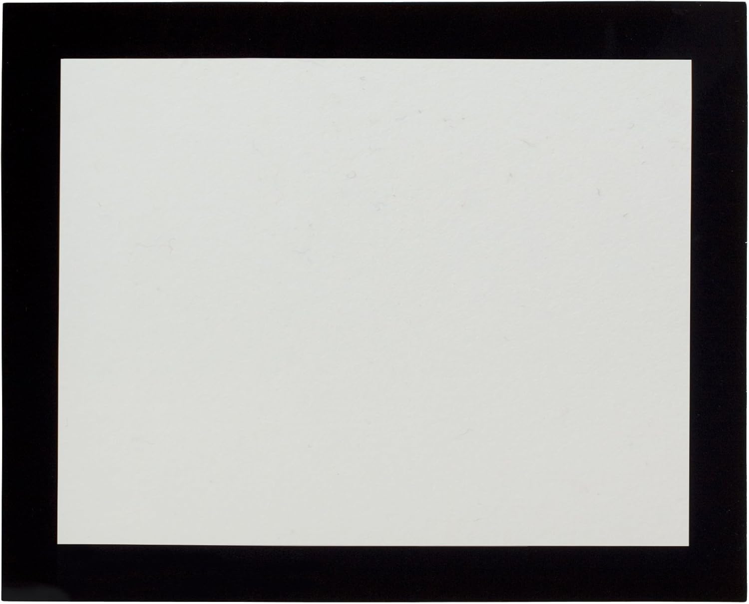 Displays2go Adhesive Picture Frames for 8.5 x 11 Inches Photos, Lightweight Plastic