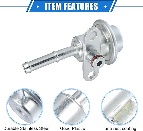 Miniatura 4 de VekAuto Regulador de presión de inyección de combustible compatible con Toyota 4Runner 2003-2009, regulador de presión de combustible de metal
