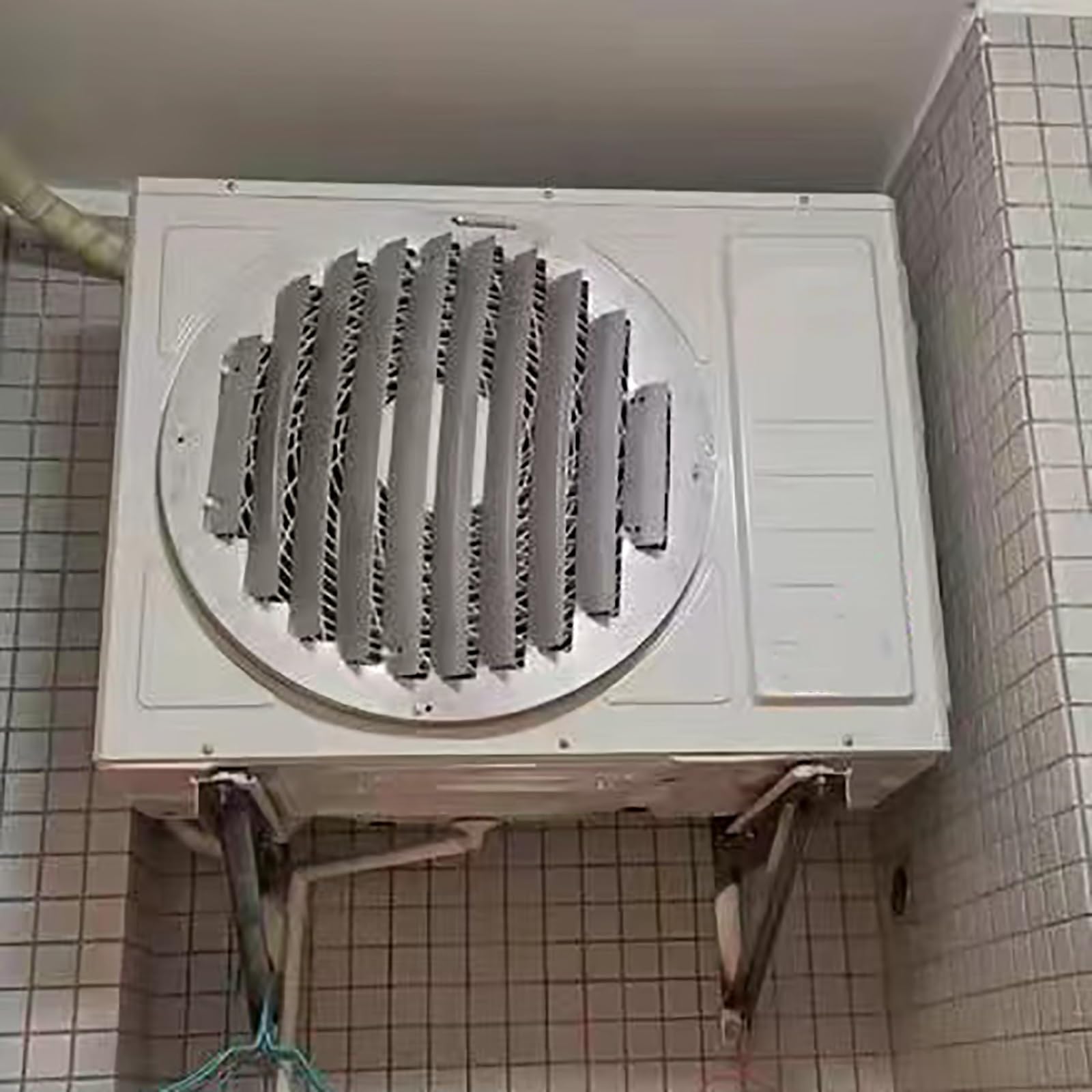 Deflettore per Compressore del Condizionatore d'Aria Copertura Deflettore per Guida del Vento Paravento per Dissipazione del Calore Griglie Anti-Dirette Defender per Recinzione(50cm/20in)