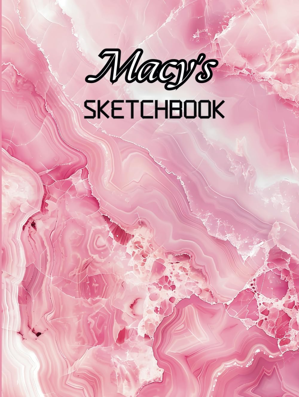 Macy's Sketchbook: Great Gift for Macy | Personalized Blank Sketchbook for Girl Name Macy