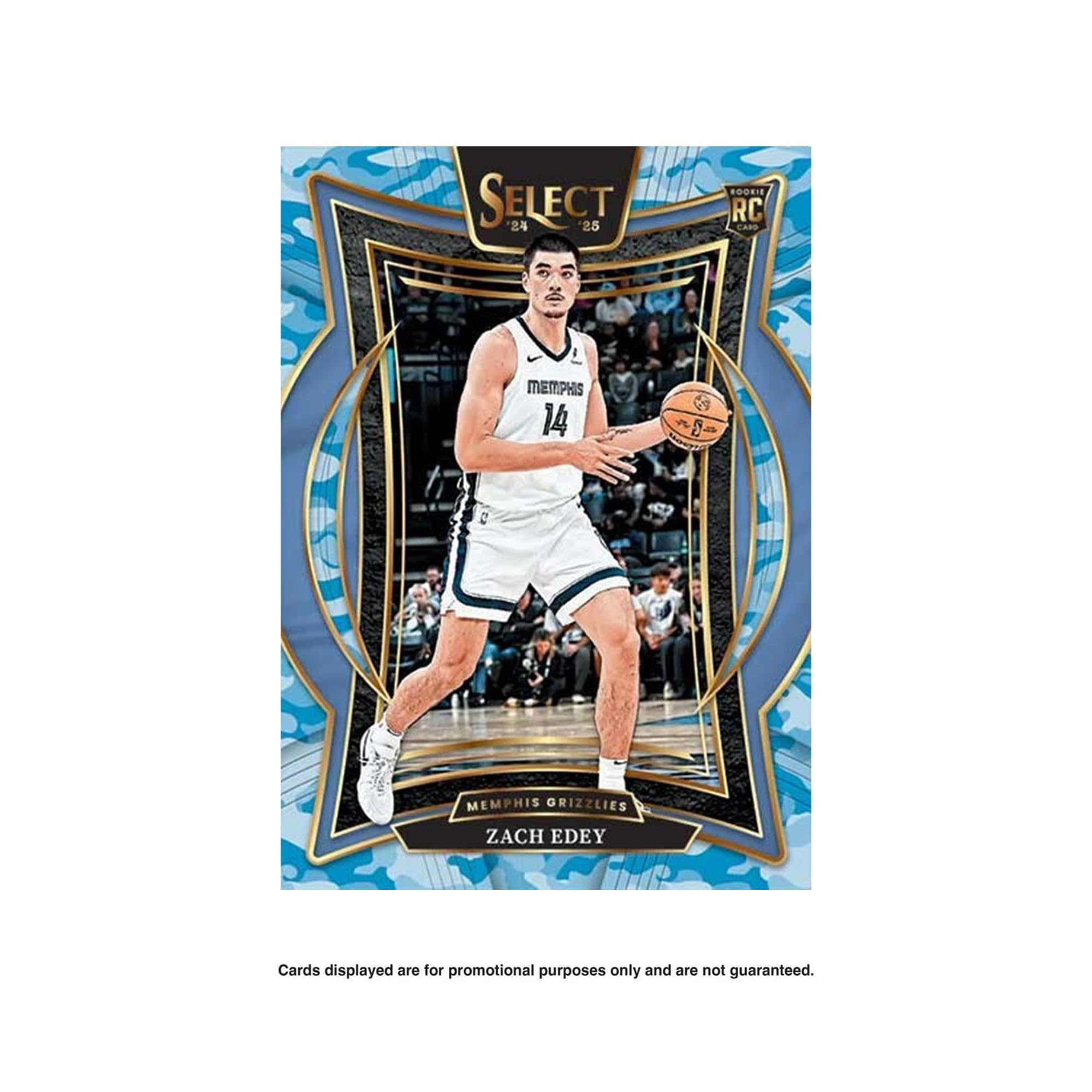 2024-25 Panini Select NBA Basketball Mega Box - Carte collezionabili ufficiali - Premi blu e rossi, carte e inserti per principianti - Scatola sigillata