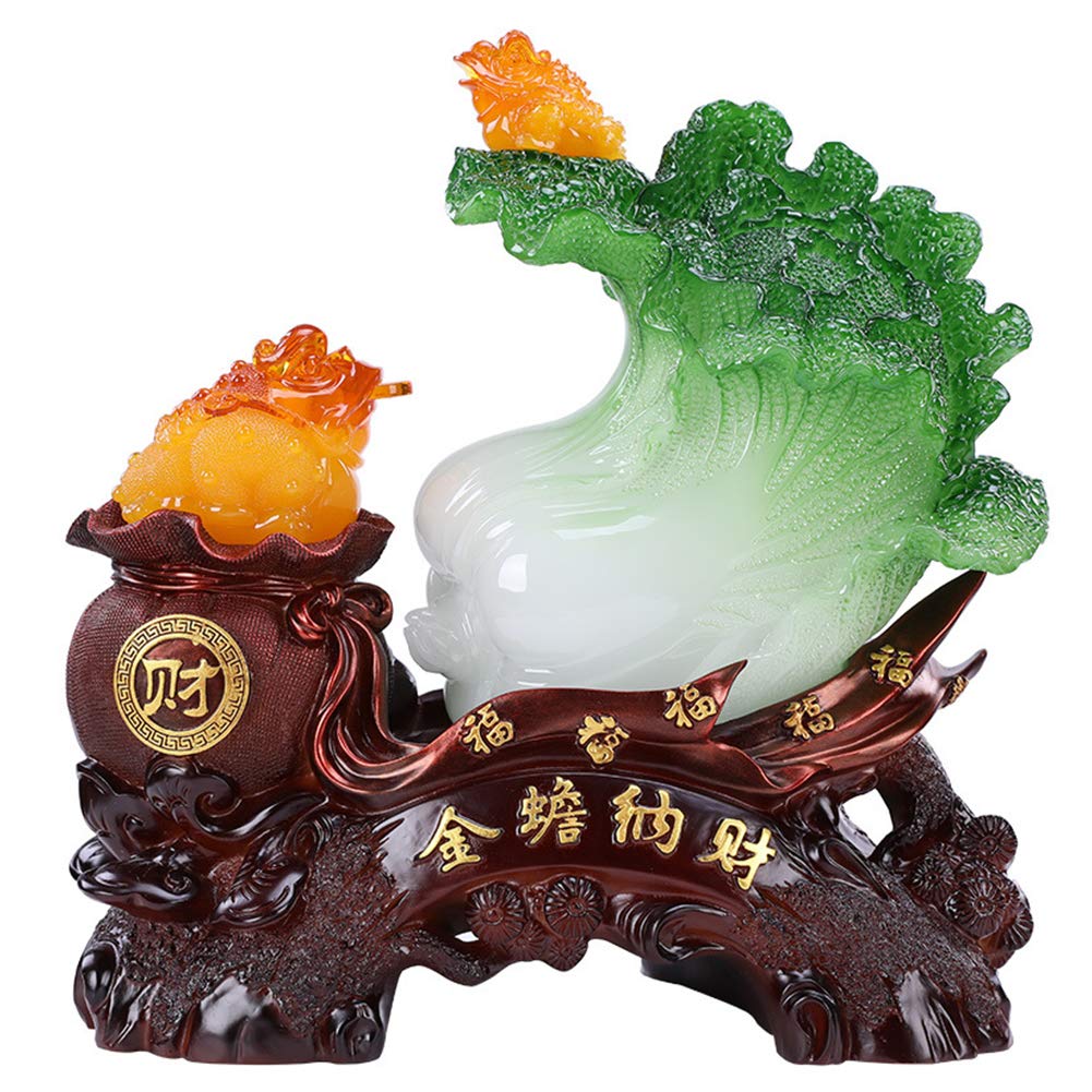 Statue Chou Feng Shui Grenouille de l'argent décoration zen pour le bureau et la maison