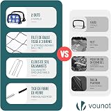 VOUNOT® Set of 2 Pop up Goals for Kids, 4-in-1 Football Net for Children, Foldable Mini Soccer Target Net, Football Training Equipment, Indoor & Outdoor - 7