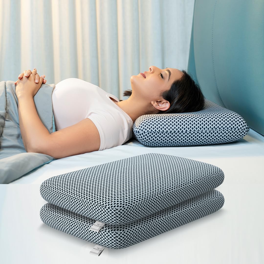 See full amazon price history chart for WELLGIVER Memory Foam Pillows Orthopedic Bed Pillow for Sleeping - Ergonomic & Neck Pain Relief | Back Sleeper, Side Sleeper & Stomach Sleepers (Medium (Pack of 2), Midnight Blue) WELLGIVER Memory Foam Pillows Orthopedic Bed Pillow for Sleeping - Ergonomic & Neck Pain Relief | Back Sleeper, Side Sleeper & Stomach Sleepers (Medium (Pack of 2), Midnight Blue) (B0D73QTT7J) Amazon Price History, Amazon Price Tracker