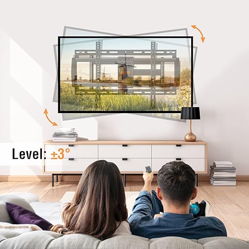 Miniatura 5 de ELIVED Soporte de TV de extensión larga para la mayoría de televisores de 37 a 75 pulgadas, soporte de pared de movimiento completo con brazo largo