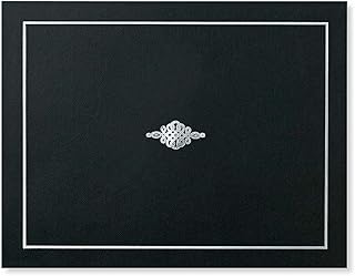 PaperDirect Crest Foil-Stamped Black Certificate Jackets, Holds 8.5 x 11 Certificate, Elegant Silver Foil Crest and Border, Graduation, Diploma, Recognition, Appreciation, Awards, Pack of 10