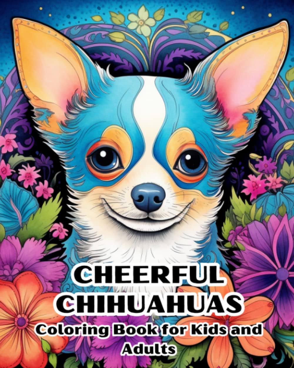 Cheerful Chihuahuas: A Chihuahua Coloring Book for Kids and Adults to Enjoy