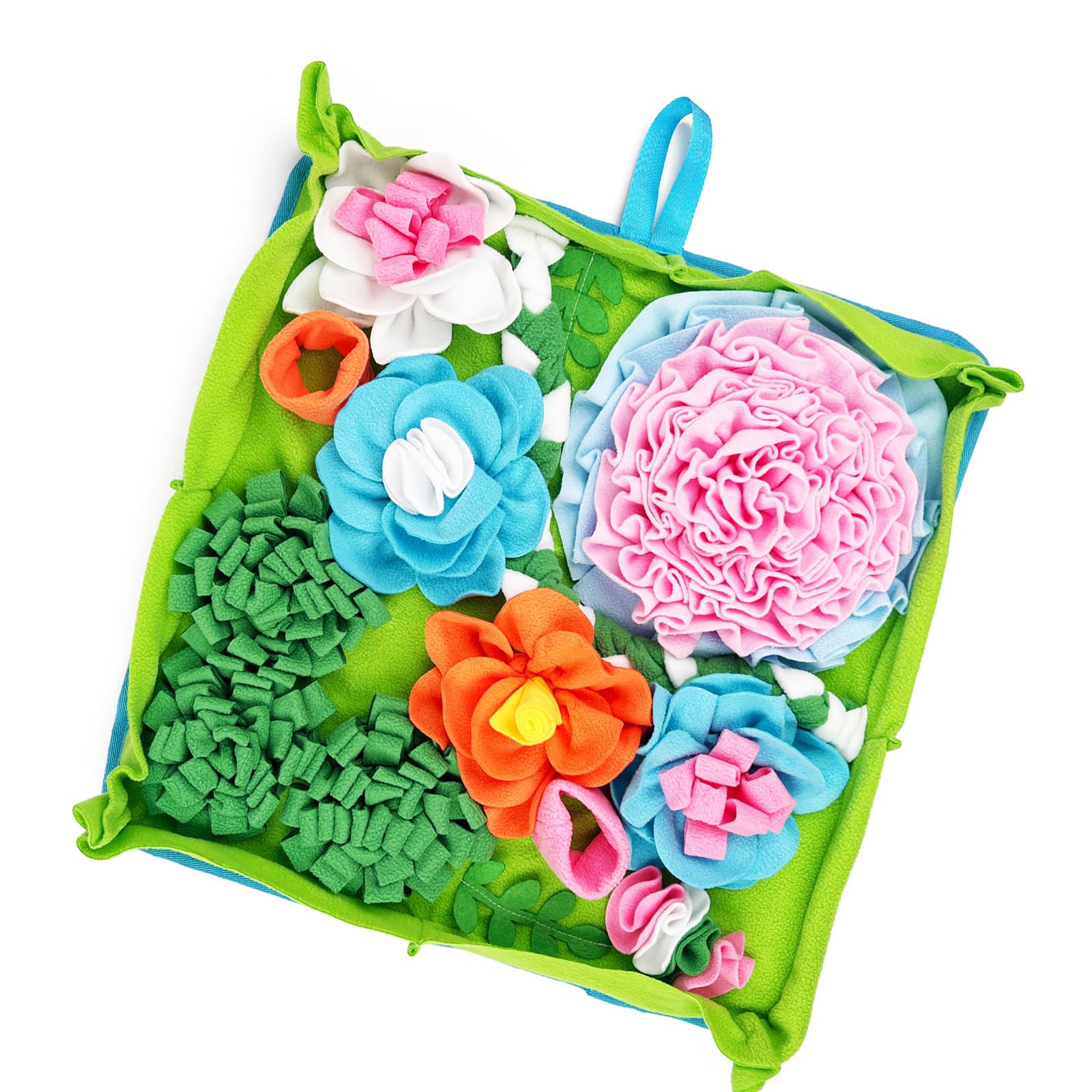 MICFENY Washable Dog Sniffing Mat Interactive Training Toy Waterproof Snuffle Pad Slow Eating Dog Puzzle Toy for Dog Cats