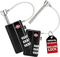 Vista 1 de Professional Gun Case Lock TSA Approved – Heavy-Duty, Cut-Resistant & Child-Safe Security Padlock for Firearms, Pistols, Rifle Cases, and Travel