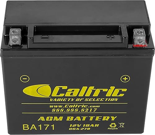 Miniatura 4 de Caltric Agm - Batería compatible con Can-am Bombardier Outlander L Max 570 Dps Efi 2016