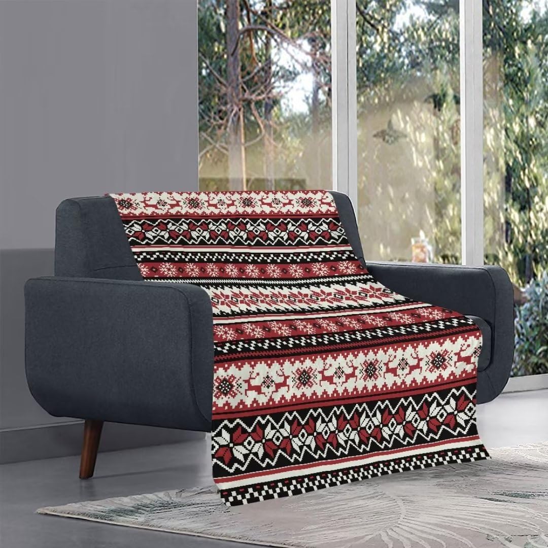 Coperta Natalizia Con Pupazzo Di Neve E Cappuccio – Pile Flanella Morbida, 101x127 Cm, Blu Navy, Microfibra - 3