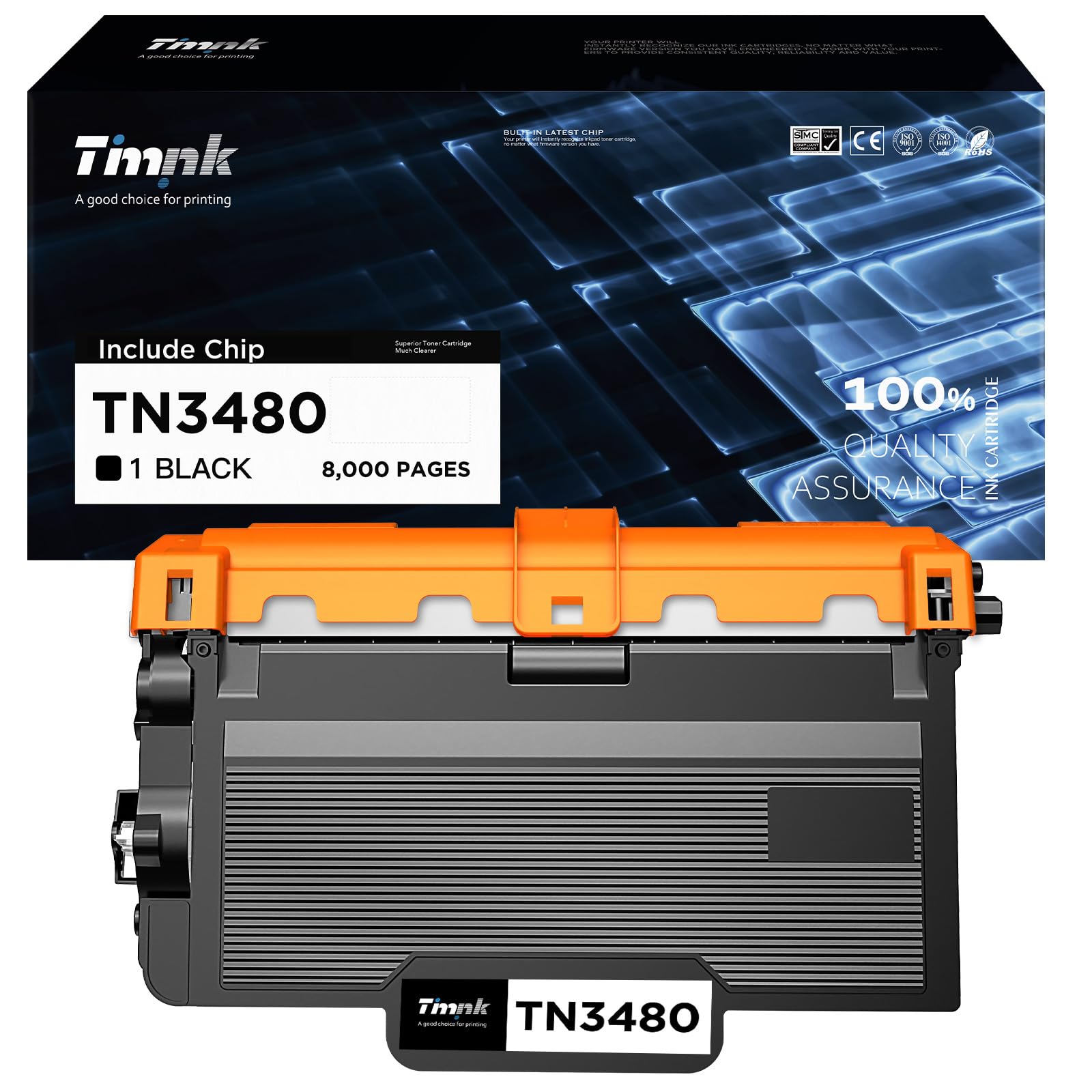 Toner Bank TN3480 Cartuccia Toner Copatibile Per Brother TN-3480