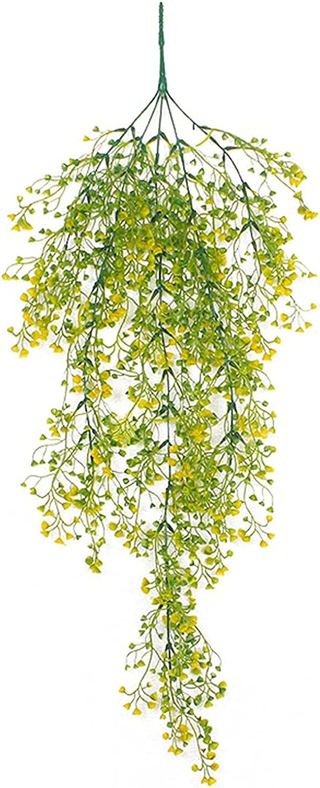 Efeu-Blätterkranz, Seidenrosen-Rankengirlande, Hochzeitsbogen, Familiengartendekoration, künstliche Blumen