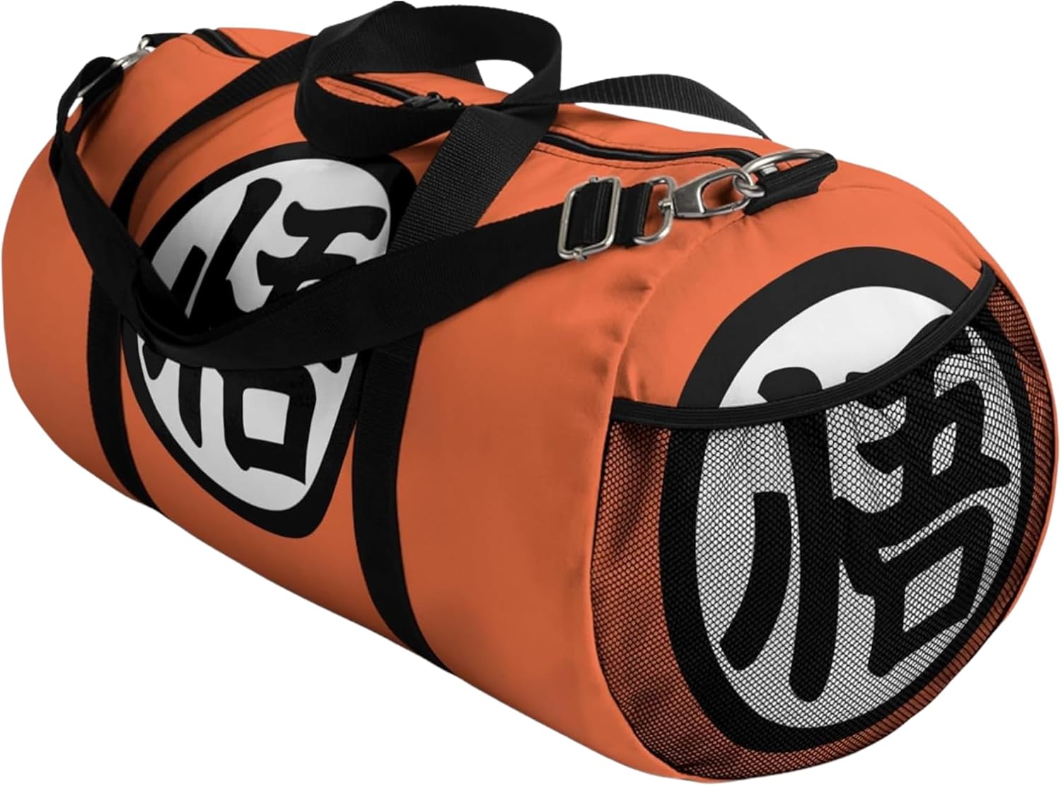 Anime Gym Bag for Women Men - Large Capacity Waterproof Workout Fitness Travel Sports Bags Fashion Street Camping Expandable Carry On Duffle Bag For Couple (Orange DZB)