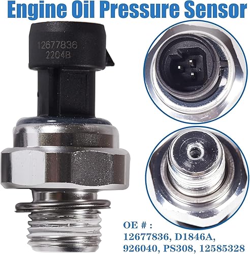 Miniatura 4 de 12677836 Sensor de presión de aceite de motor con filtro 917-143 compatible con Chevrolet, Chevy, Silverado, Cadillac, GMC, Pontiac, Buick Rainier