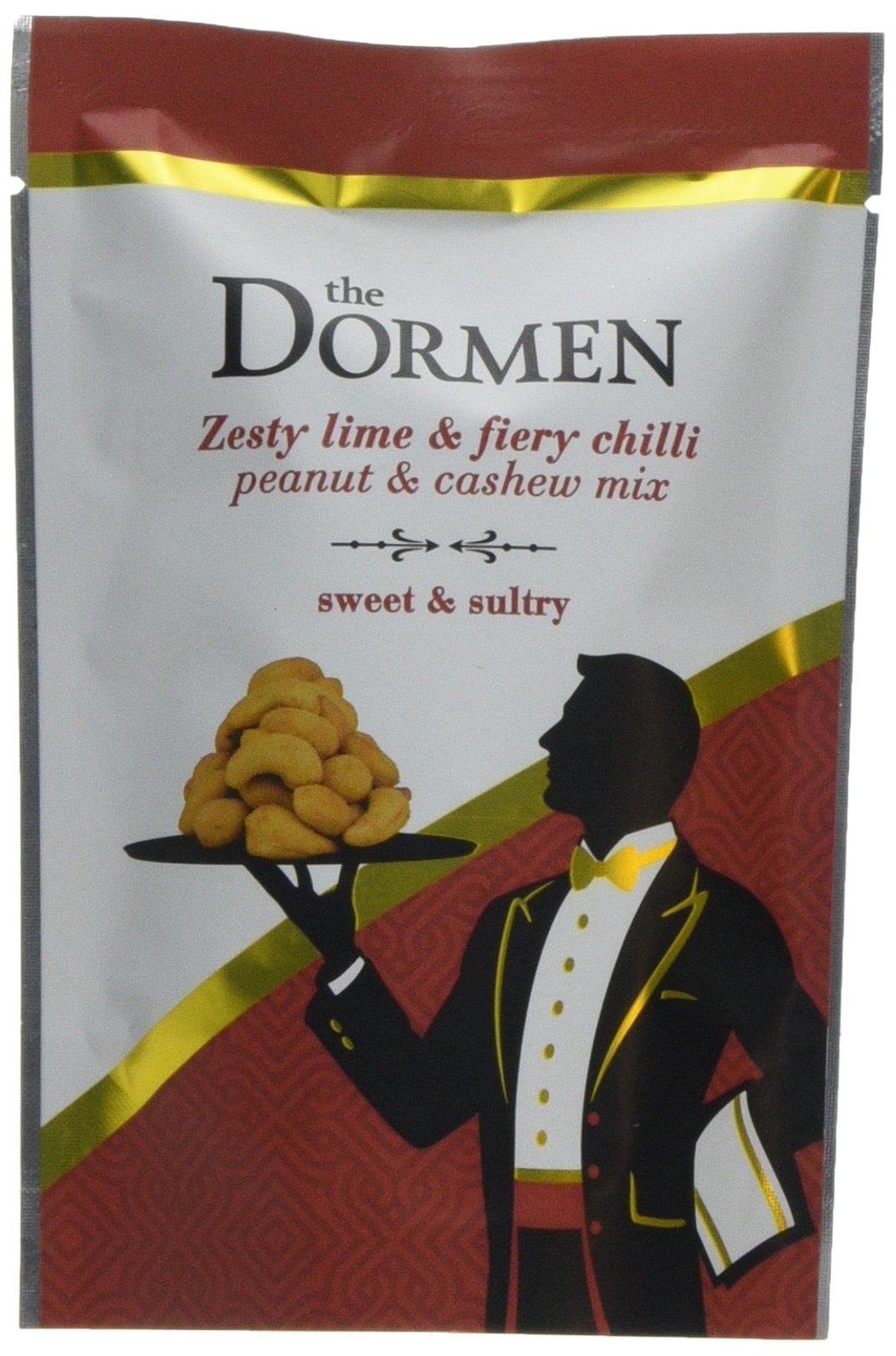 Dormen's Zesty Lime & Fiery Chilli Peanut & Cashews - Pouch - 100g - 8 Pack
