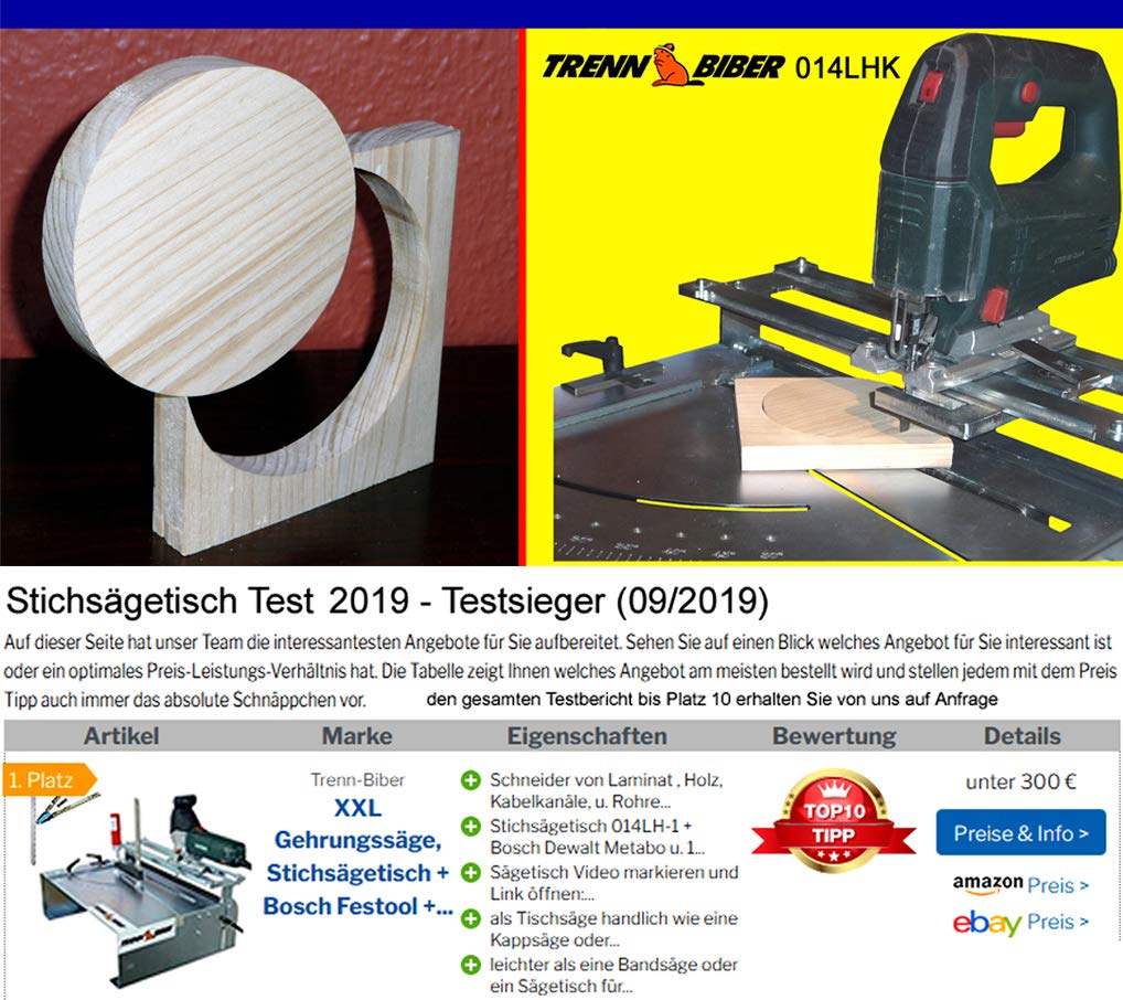 Bundle-Bosch Makita stół do piłowania XXL do wyrzynarki + 1 brzeszczot do wyrzynarki E