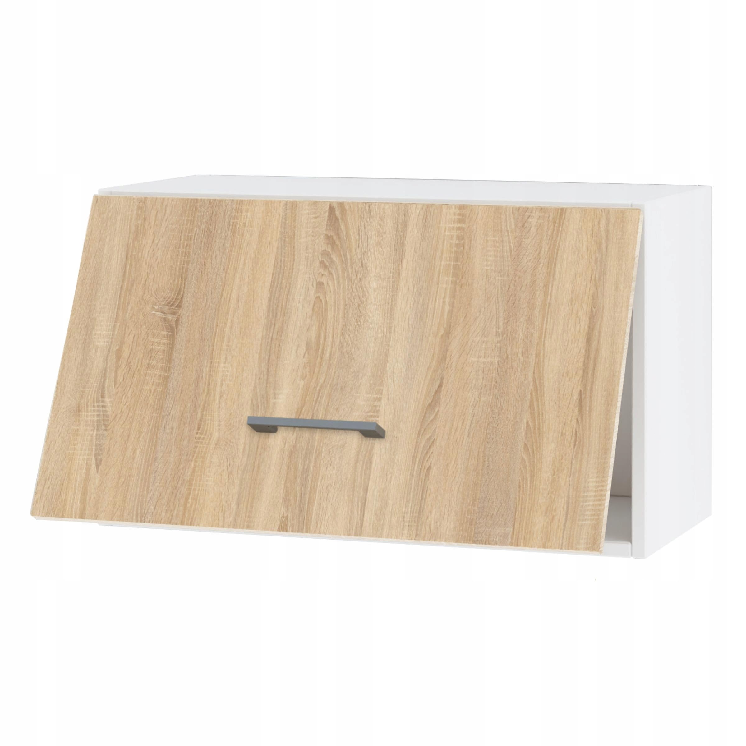 Hängeschrank für die Küche - Dunstabzugshaube 60 cm - geräumiges und funktionales Möbelstück für die Küche - einfache Montage mit Haken (Sonoma Eiche)