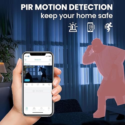 Miniatura 8 de W-B2 - Cámara de seguridad magnética 2K con tarjeta SD de 64 GB y almacenamiento en la nube, duración de la batería de 100 días, visión nocturna a