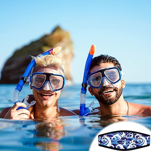 Miniatura 5 de Hungdao 6 piezas de correa de máscara de buceo, cubierta de neopreno, correa para gafas de buceo y esnórquel, como se ve en las fotos