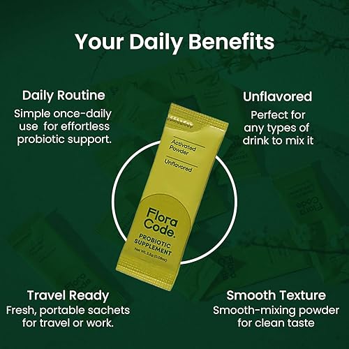 Miniatura 3 de Probiótico en polvo, sin sabor, suministro para 30 días, con DE111 Bacillus Subtilis, apoyo para la salud intestinal para hombres y mujeres