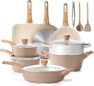 TS SENSARTE Ceramic Cookware Sets,
