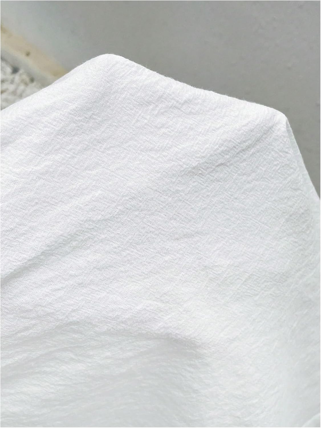 MakeMeChic Women's Boho Mini Dress Square Neck Cap Sleeve Knot Back Flowy Beach Vacation Summer Dresses - Image 5