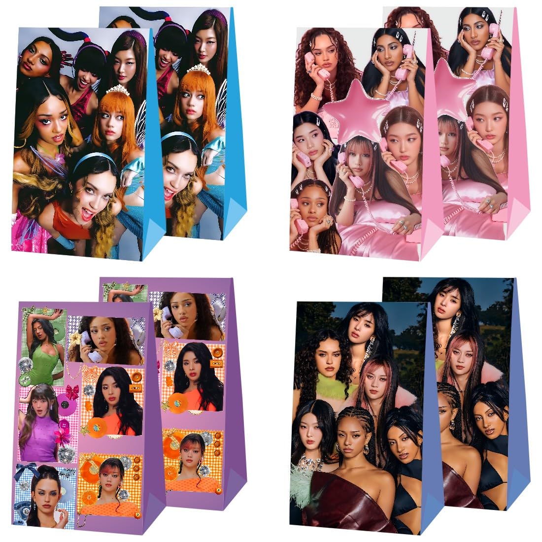 Amazon.com: Mozin 12Pcs Katseye Party Gift Bags Goodie Bags